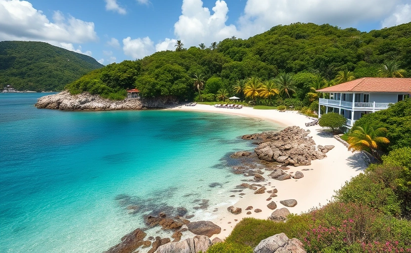 Secluded luxury resort in a private bay in Antigua